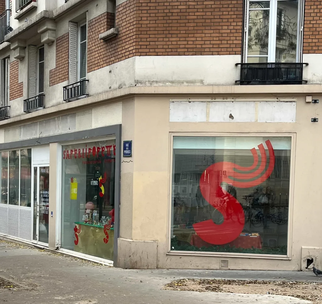 façade Saperlipopette ressourcerie